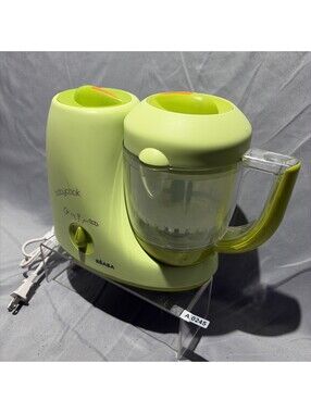 BEABA Babycook Solo 4 in 1 Baby Food Maker Lime Green Food Processor Tested - LN